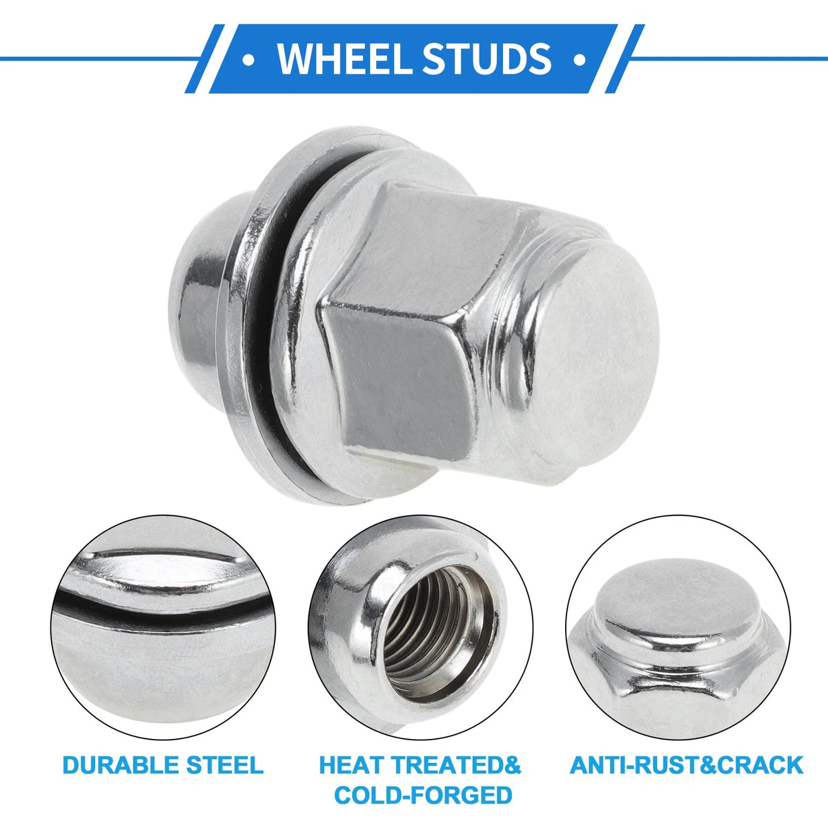 5 Pcs M12x1.50 Wheel Lug Nuts for Toyota Corolla (1987-2008, 2019-2021)