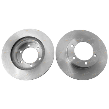 2 x Front Disc Brake Rotors for Toyota Landcruiser Prado (1996–2002)