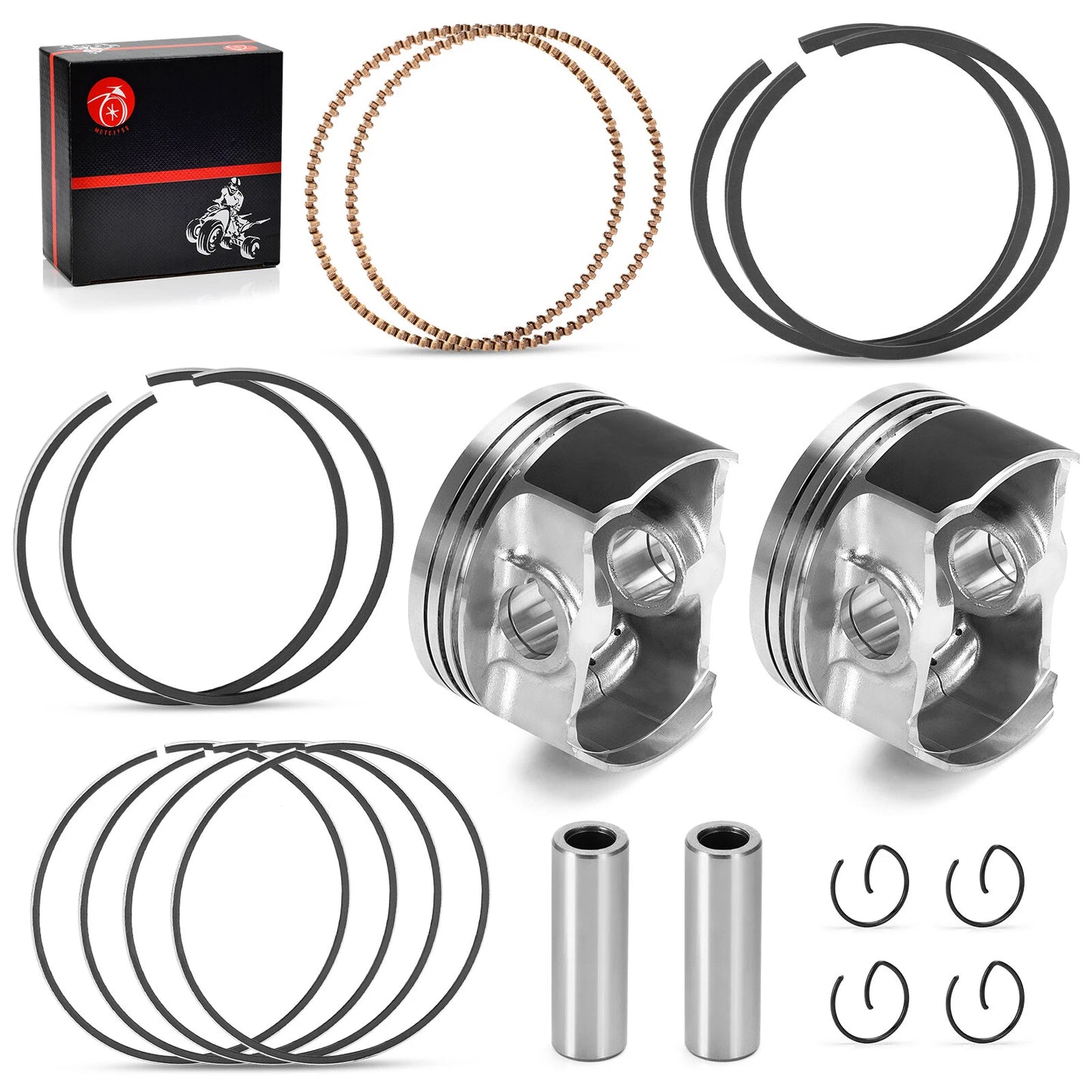 STD 80mm Piston & Rings for Polaris RZR (2008–2010)