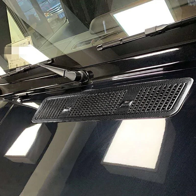 Real Carbon Hood Windshield Front Air Vent Cover for Benz G500 G63 W464 2019-23