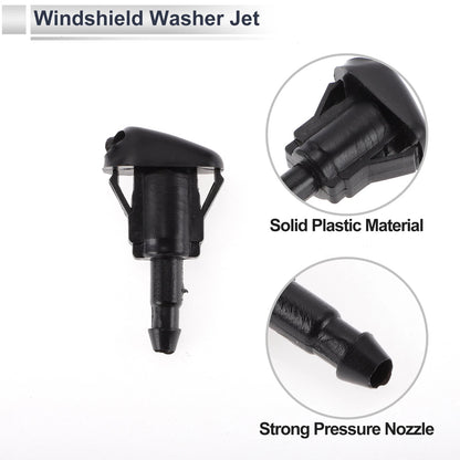6 Pcs Washer Nozzle & Hose Connector for Toyota