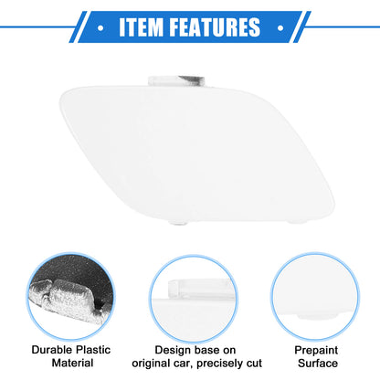 Tow Hook Eye Hole Cover Cap for BMW E92 E93 Coupe 2007-2010 White Right