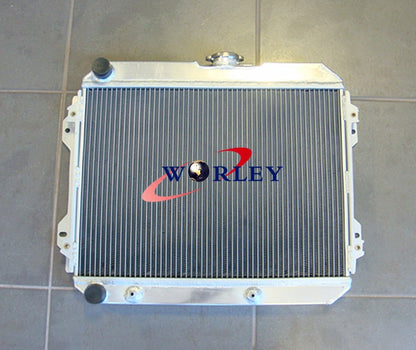 Aluminum Radiator 2 Row for Toyota Corona ST141 RT142 2.0L 2.4L (1983-1987)