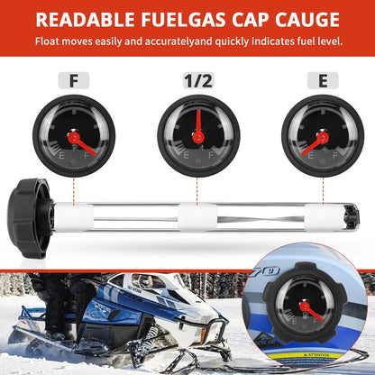 GAS CAP With GAUGE for ARCTIC CAT ZL 500 (1998–2001)