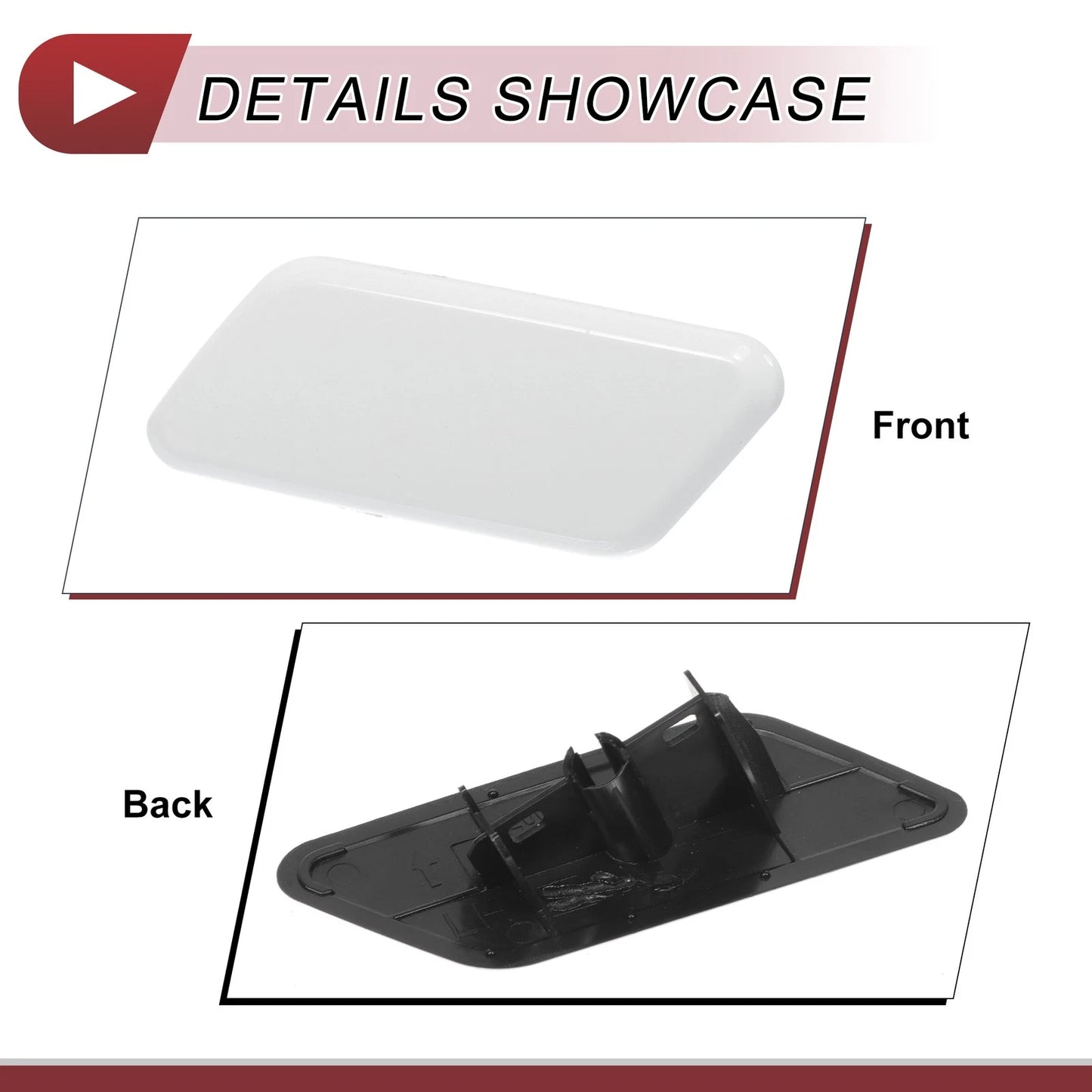 Front Left Washer Nozzle Cover for Subaru Outback (2010-2012)
