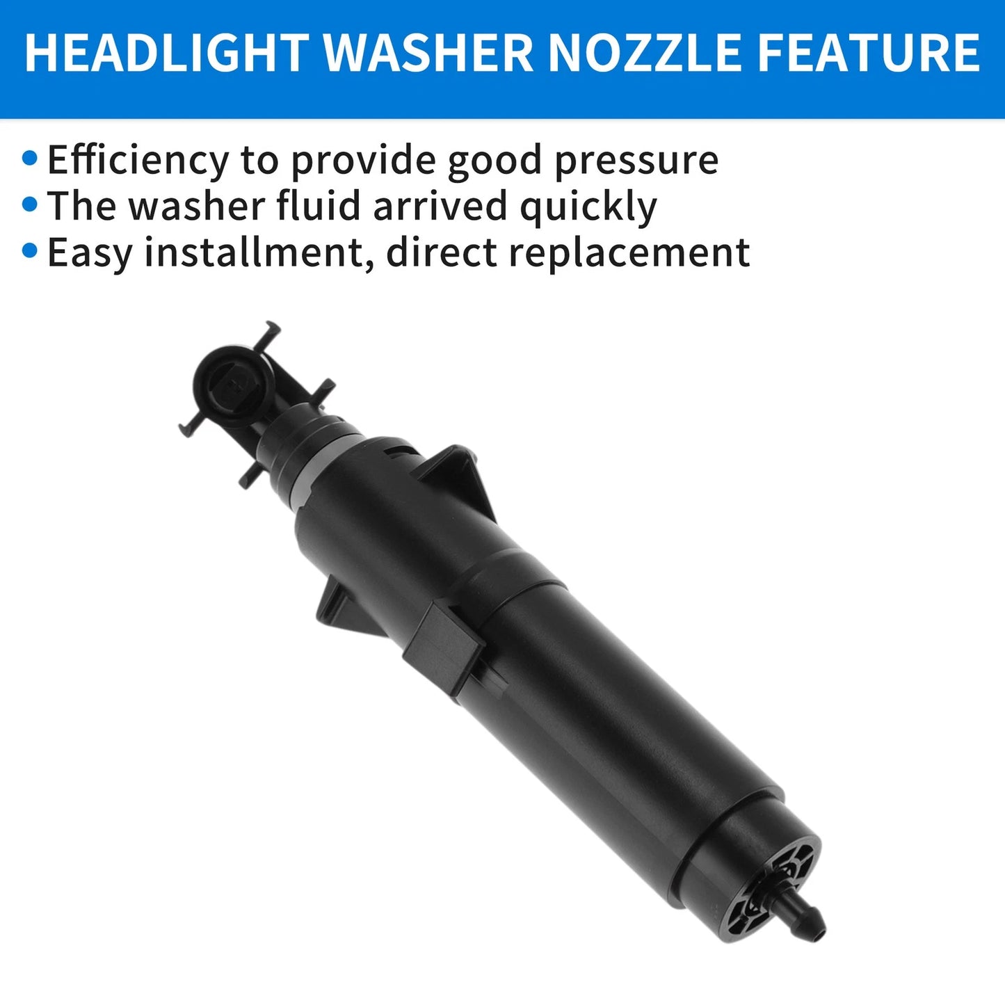 Right Driver Side Headlight Washer Nozzle for BMW X5 (2014-2017)