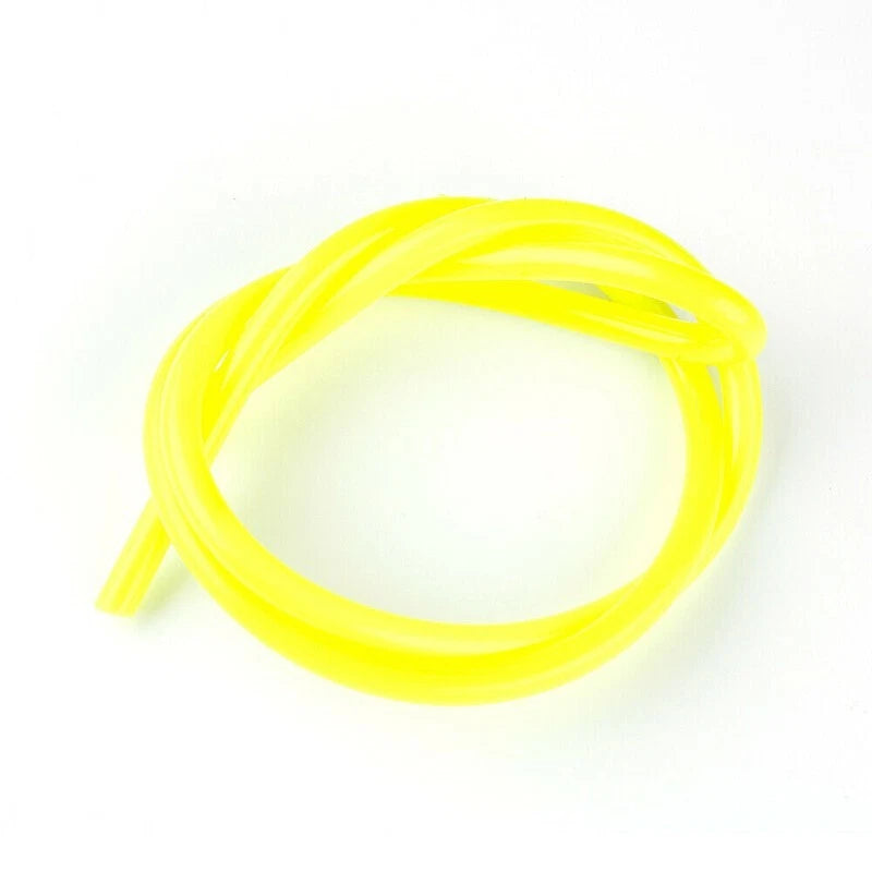 Motorcycle Fuel Hose Gasoline Yellow Tube Clamp 1 Meter