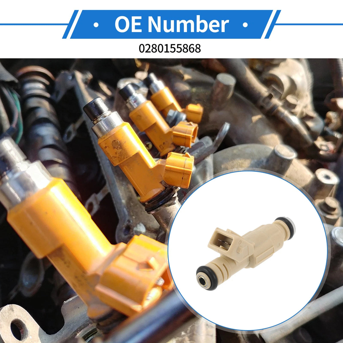 1 x Fuel Injector for Buick Park Avenue 3.8 (1996–2005)