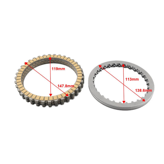 14X Friction & Clutch Plates for Harley Sportster XL 883 1200