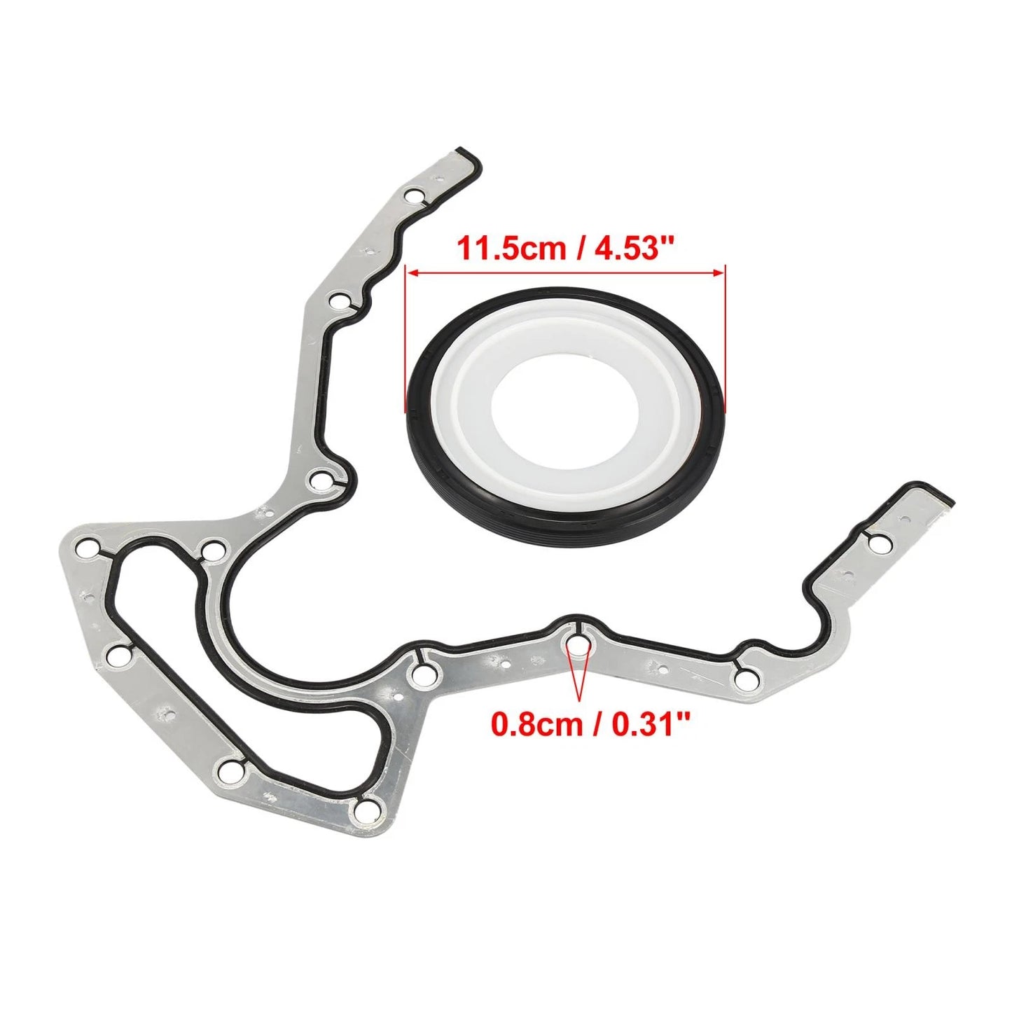 Timing Cover & Rear Main Seal Gaskets Set for GMC 4.8L/5.3L (2000-2007)