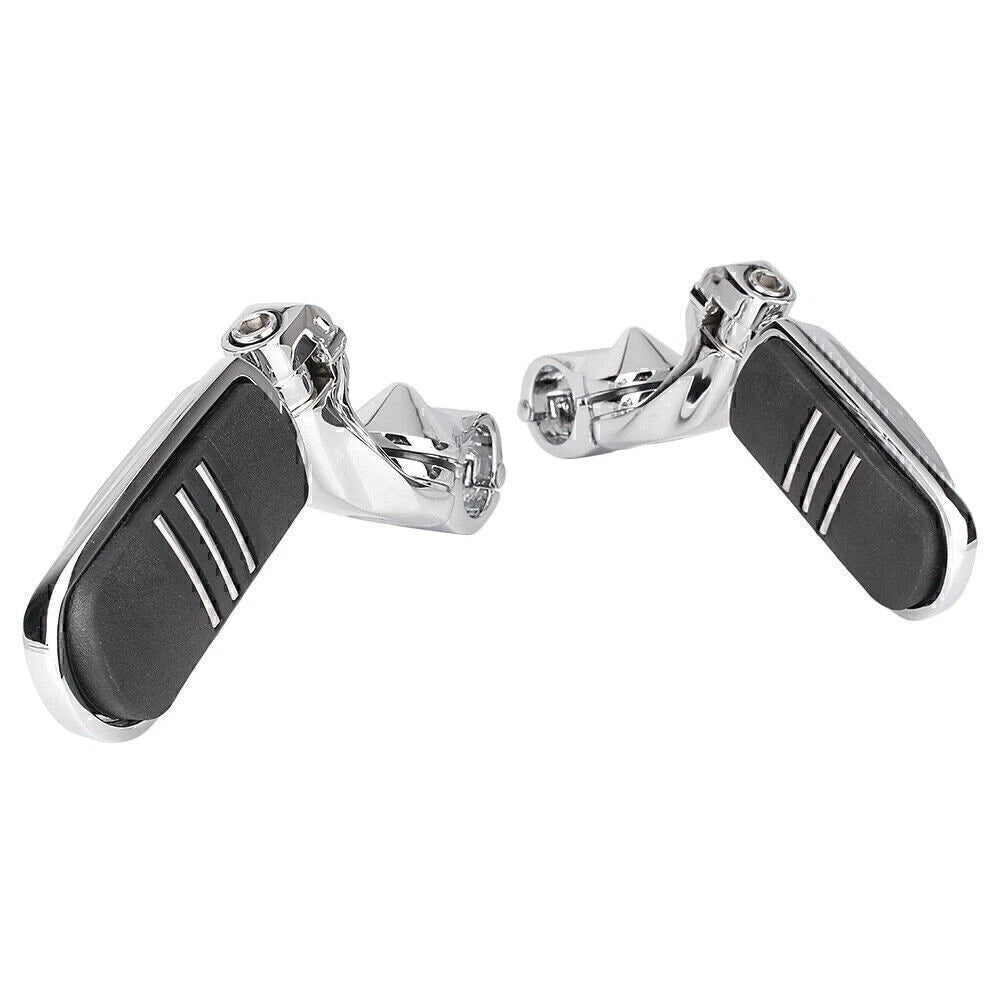 1-1/4" Adjustable Engine Guard Highway Foot Pegs for Harley