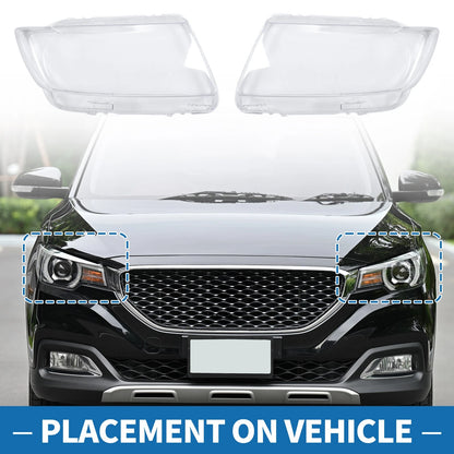 Car Front Left Right Headlight Lens Covers for Jeep Grand Cherokee (2001-2003)