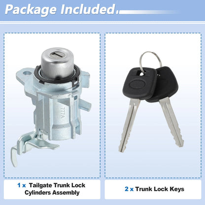 Trunk Door Lock Cylinder Kit with Keys for Toyota Yaris (2007-2011)