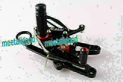 Adjustable Rearsets Footpegs for BMW S1000RR 2010-2013 - Black