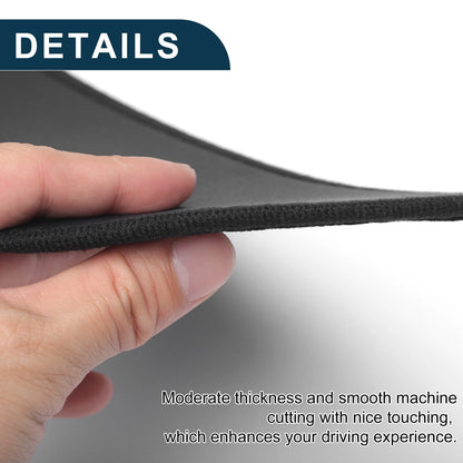Car Door Anti Kick Pad Sticker Protector for Toyota RAV4 (2013-2019) Black 1 Set