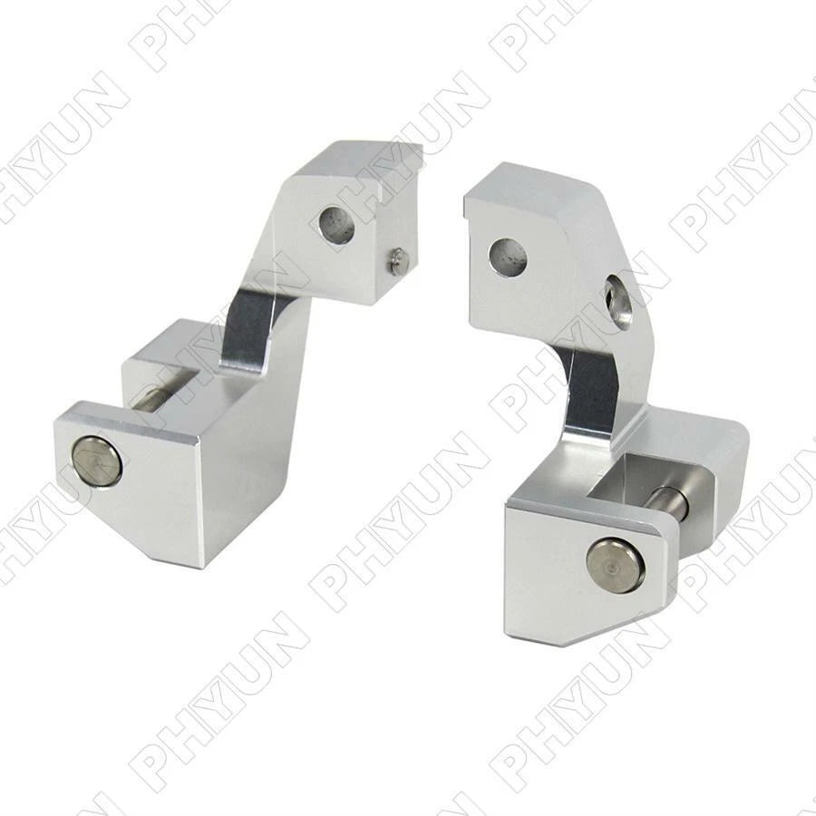 Motorbike Passenger Footrests Lowering Kit Silver for BMW R 1200 RT LC 1250 RT