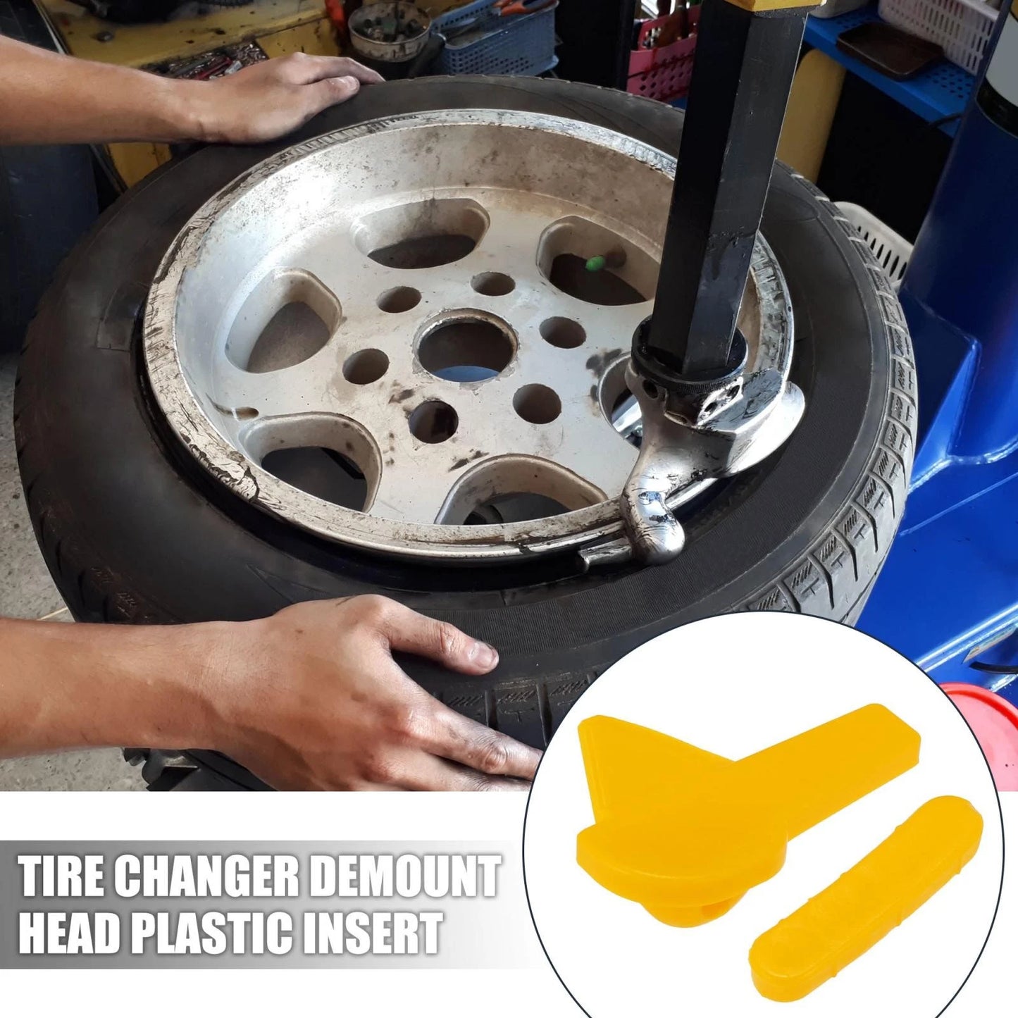 Demount Head / 2.24x0.79x0.98in / Plastic Insert Repair for Motorcycle