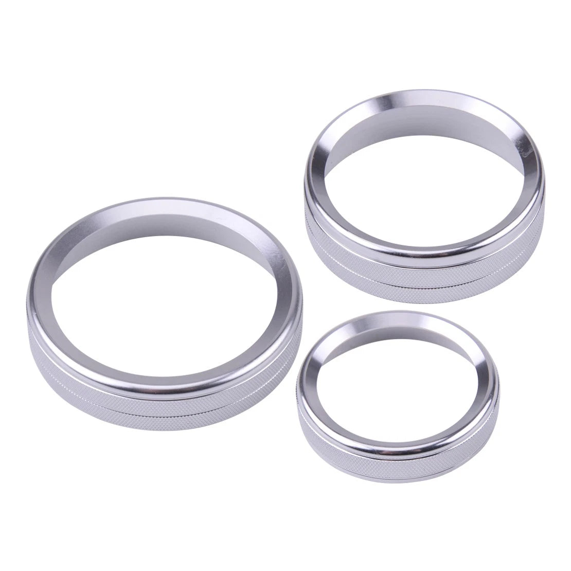 6x Air Condition Audio Switch Knob Trim Rings for Ford F150 (2016-2018)