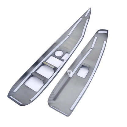 4x Carbon Fiber Power Window Switch Cover for Toyota Camry (2018-2023)