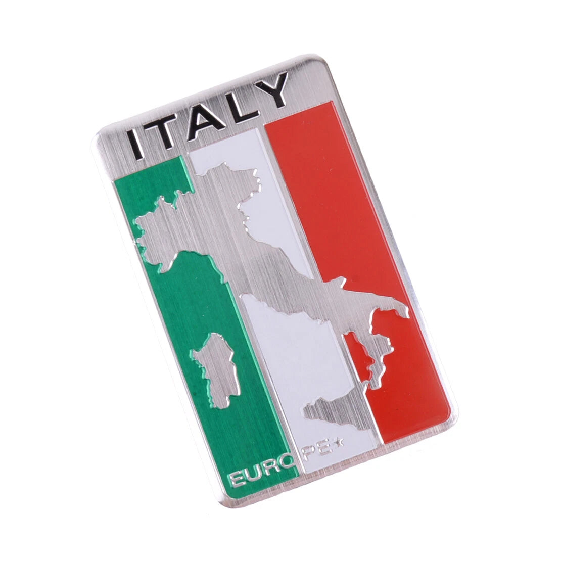 4 x Metal Italy Flag Badge Emblem Stickers for Car Truck
