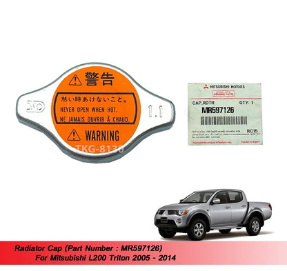 Radiator Cap for Mitsubishi L200 Triton (2005-2014)