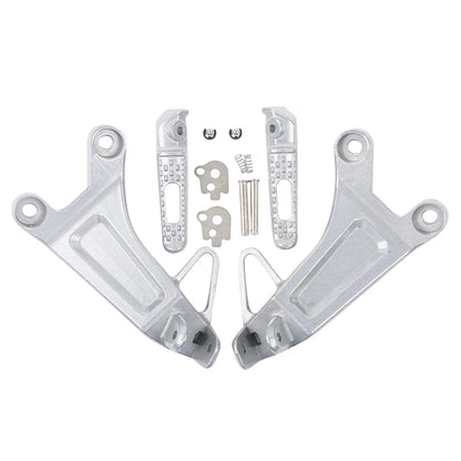 Rear Passenger Footrests Footpegs Bracket Set for Honda CBR600RR (2003-2004)
