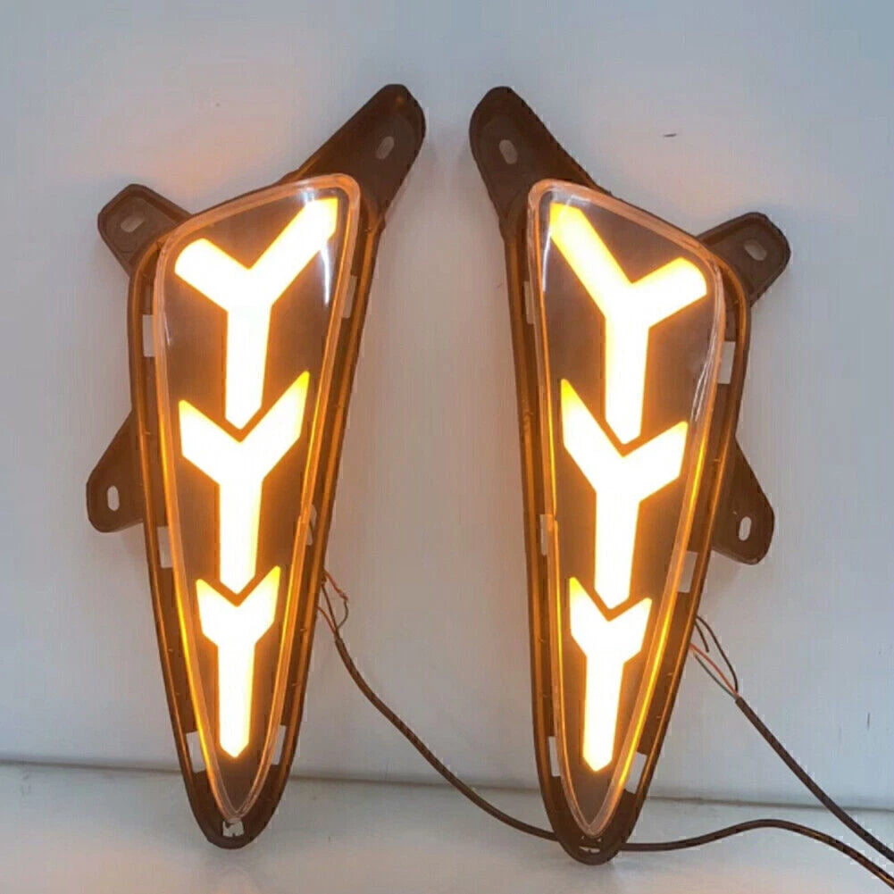 Dual Color LED Daytime Running Lights for 2016-2018 Toyota C-HR (2 x Lights)