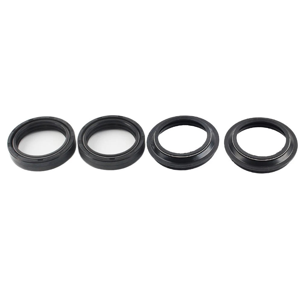 4 Pcs 47X58 MM Motorcycle Front Fork Damper Shock Absorber Seal