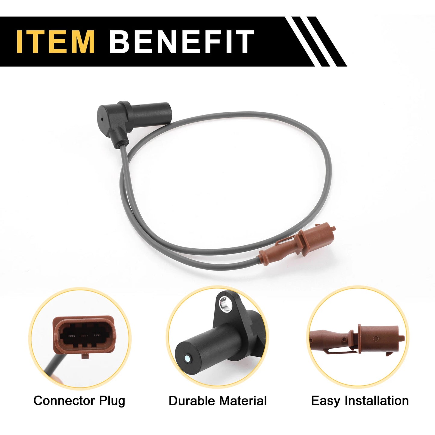 Crankshaft Position Sensor for PORSCHE Cayenne S 9PA 4.8 (2007-2010)
