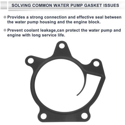 Water Pump Gasket for Nissan Juke (2011-2017) Rubber 1Pc