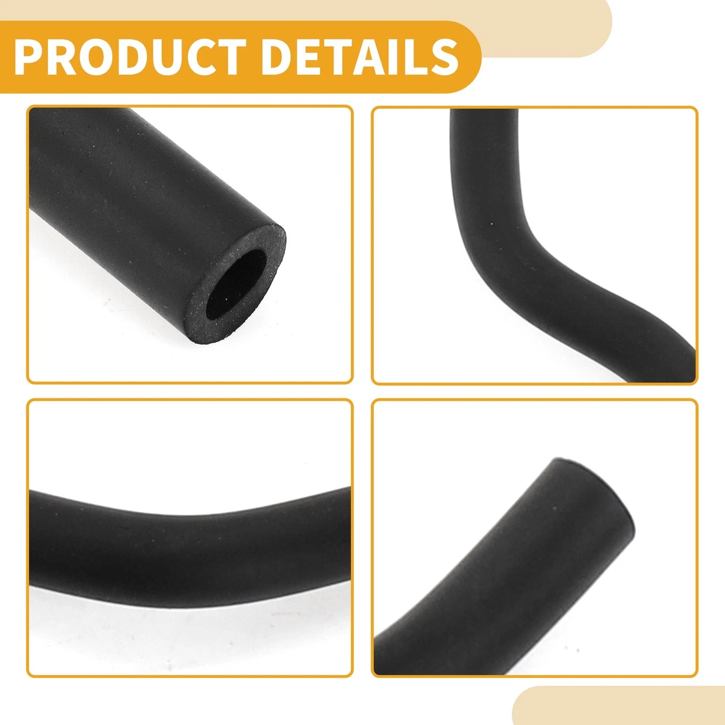 Radiator Hose for Ford Focus (2004-2011) Rubber Black 1 x Pc