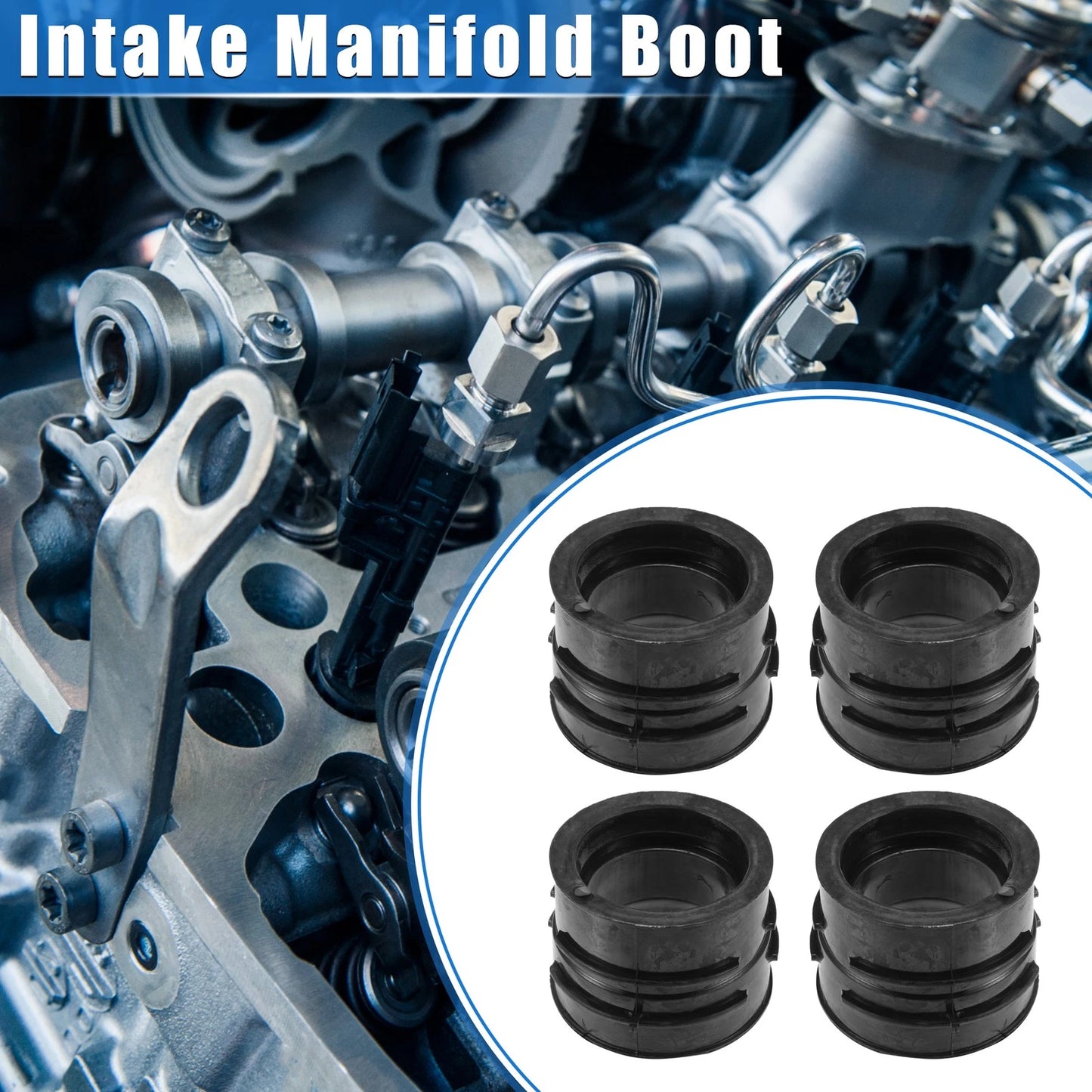 Carburetor Intake Manifold Boot Kit for Kawasaki Ninja 900R ZX900A (1984–1986)