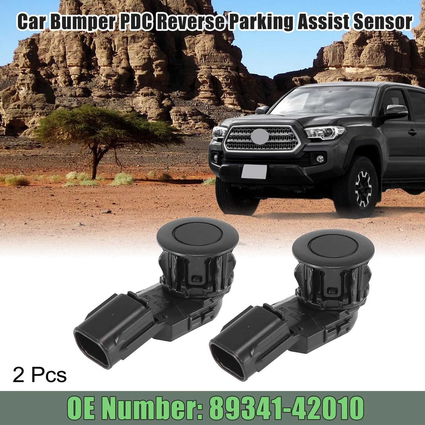 2 x Bumper Reverse Parking Assist Sensors for Toyota RAV4 (2013-2018)