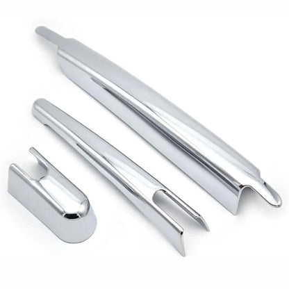 3 x Rear Window Wiper Blade Cover Trim Chrome for Mitsubishi Outlander (2022-24)