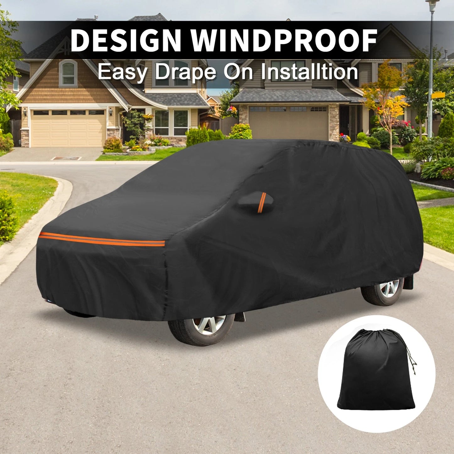 Waterproof PEVA Spunlace Cotton Car Cover for Mercedes-Benz V-Klasse (2014-2021)