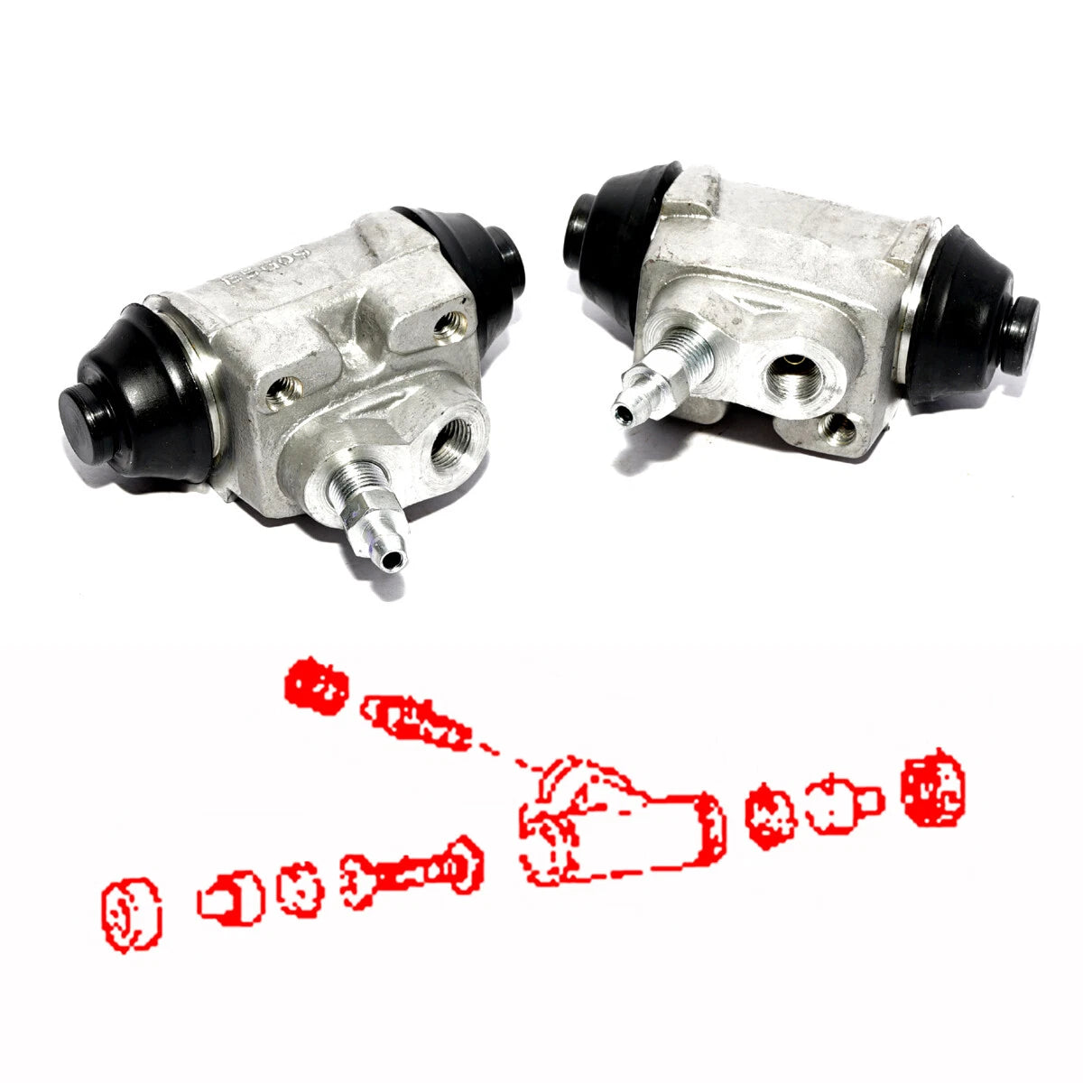 13/16 RR Brake Cylinder for Hyundai Scoupe Excel GL GS Pony X2 1.5L 1993-1995