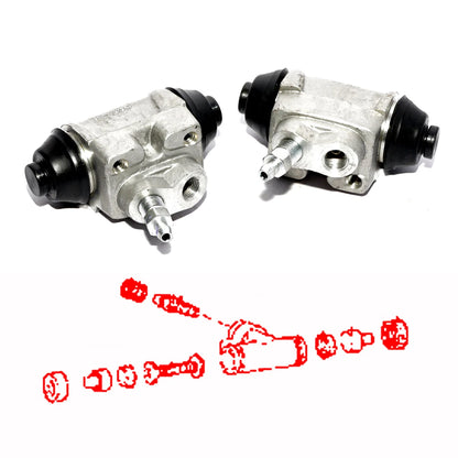 13/16 RR Brake Cylinder for Hyundai Scoupe Excel GL GS Pony X2 1.5L 1993-1995