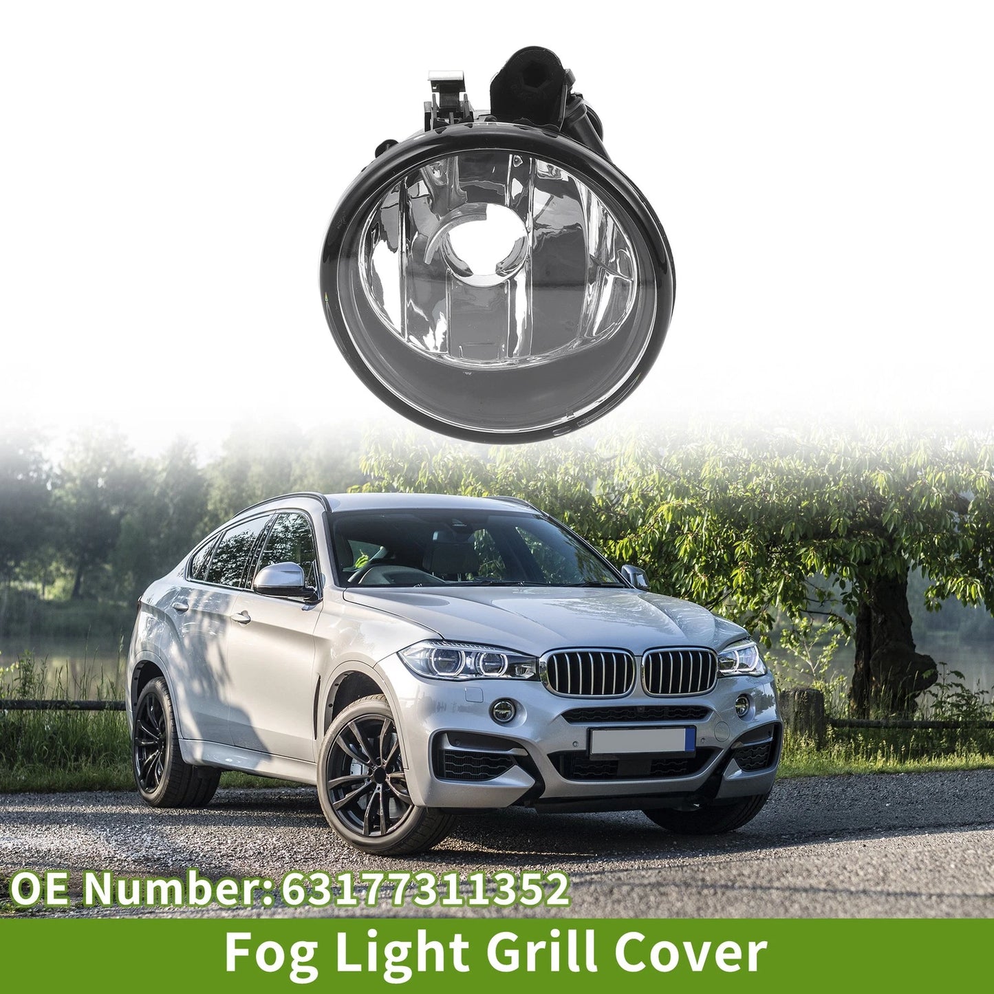 Right Fog Light Grill for BMW X6 (2013-2015)