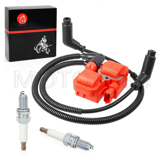 2 x Ignition coil & spark plug wire cap for Can-Am Maverick Trail (2018–2023)