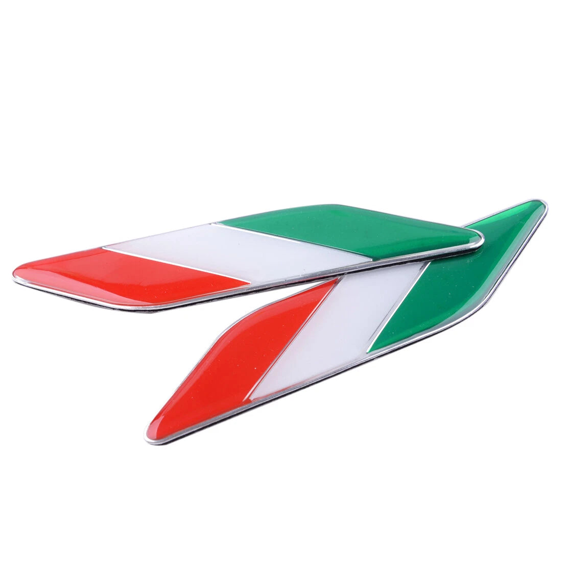 Universal Car Side Fender Italy Flag Emblem Badge Decal