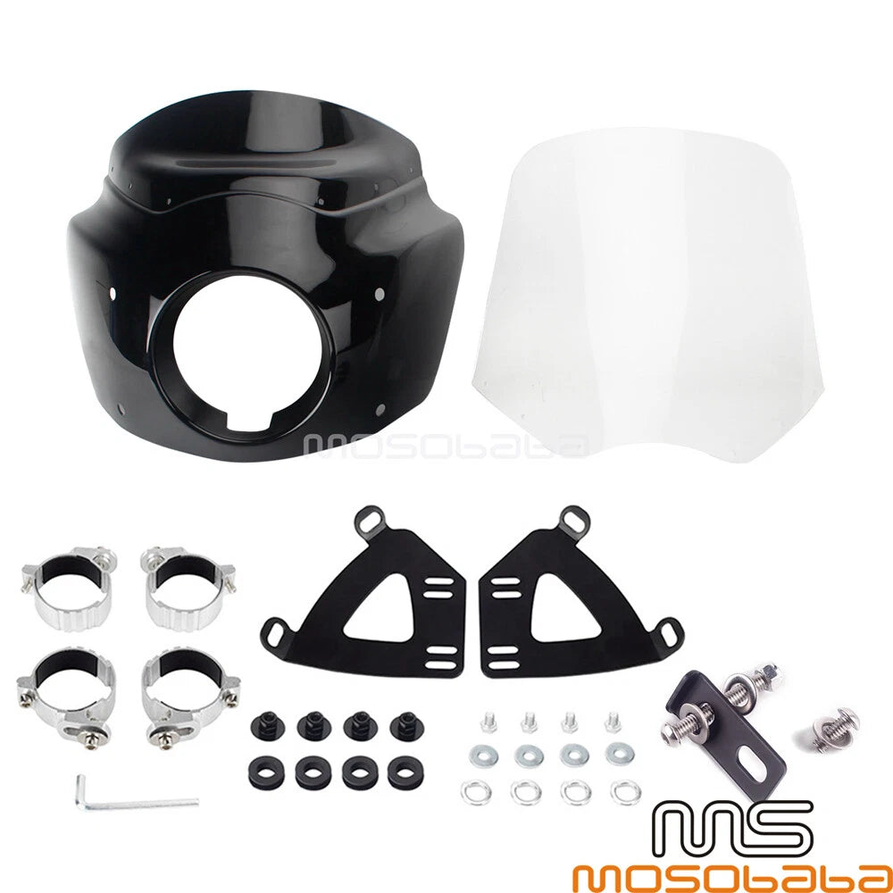 Headlight Fairing & Windshield Kit for Harley Softail Street Bob 114 (21-23)