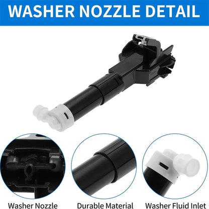 Left Headlight Washer Nozzle Jet Sprayer for Toyota Prius (2011-2015)