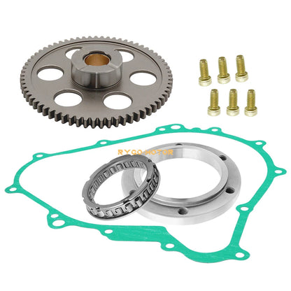 Starter Clutch Gear Bearing Gasket for Yamaha Grizzly 400/450 Rhino 450