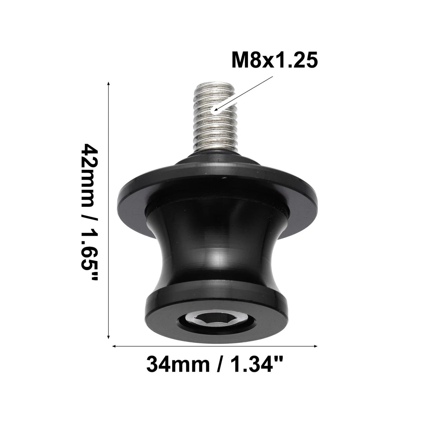 2 x 8mm Swing Arm Spool Sliders for Make Model