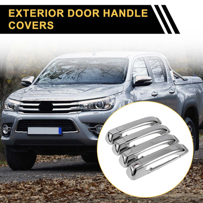 Door Handle Protector for Dodge Ram 1500 (2009 - 2018) Silver Tone