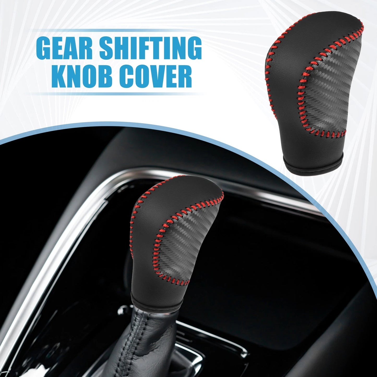 Carbon Fiber Gear Shifting Knob Cover for Honda Accord