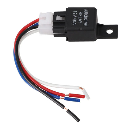 4 Pin SPST Relay with Cable for Automotive/Boat/Bike 12V 40A