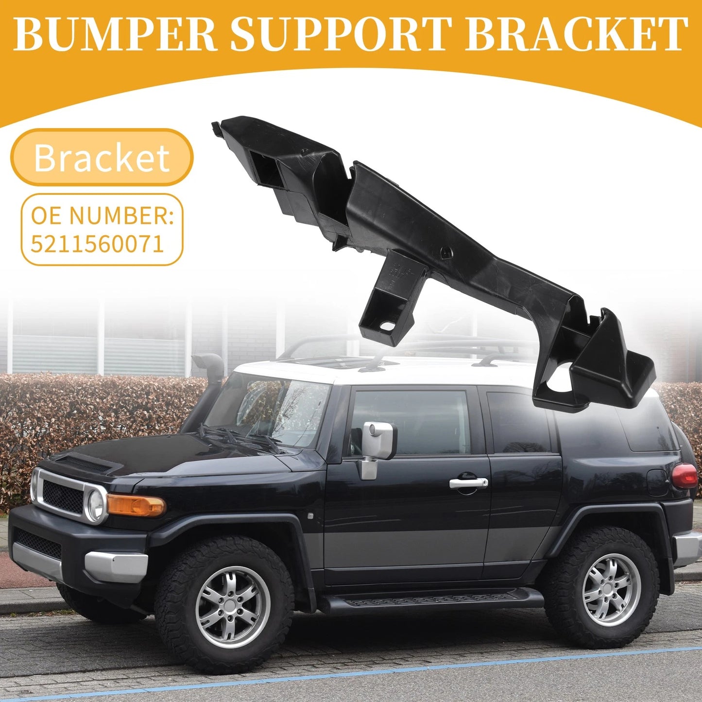RH Front Bumper Support Bracket for Toyota Cruiser (2003-2008) 1 Pc