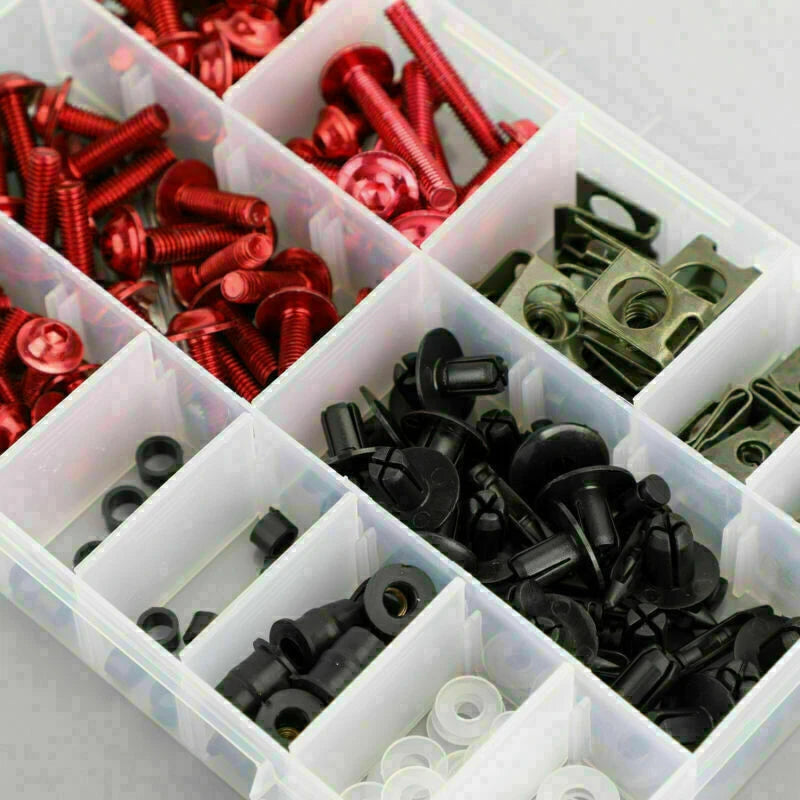 223PCS Red Fairing Screws & Clips Set for BS7 F2