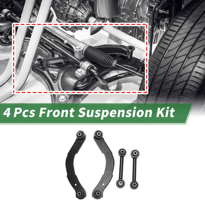 4 Pcs Rear Upper Control Arm Lateral Link for Jeep Compass (2007-2015)